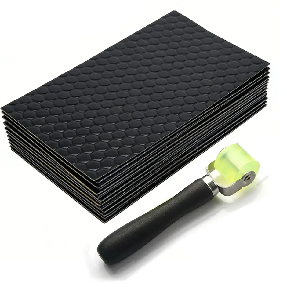 QXNY SelfAdhesive ButylRubber Damping Board Car Soundproof Thermal Insulation Noise Reduction Shock Absorption Home Improvement