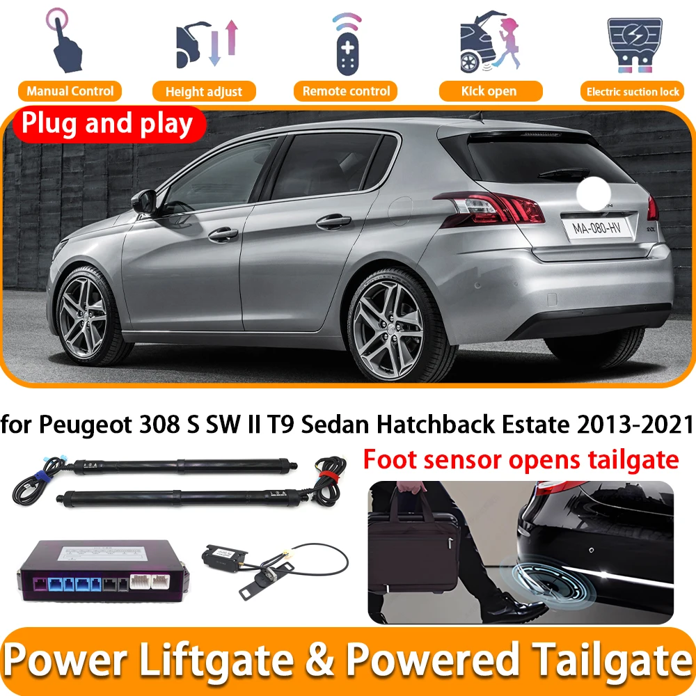 Für Peugeot 308S SW II T9 Limousine Fließheck Kombi 2013-2021 OEM Auto Elektrische Automatische Angetriebene Heckklappe Power Heckklappe System