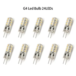 FAIRYCOW-Ampoule LED G4 pour lustre de salon, lampe en silicone, angle de faisceau 220 °, blanc chaud, melon al, blanc, 3W, 5W, 9W, AC 12V, 3014 V, 360