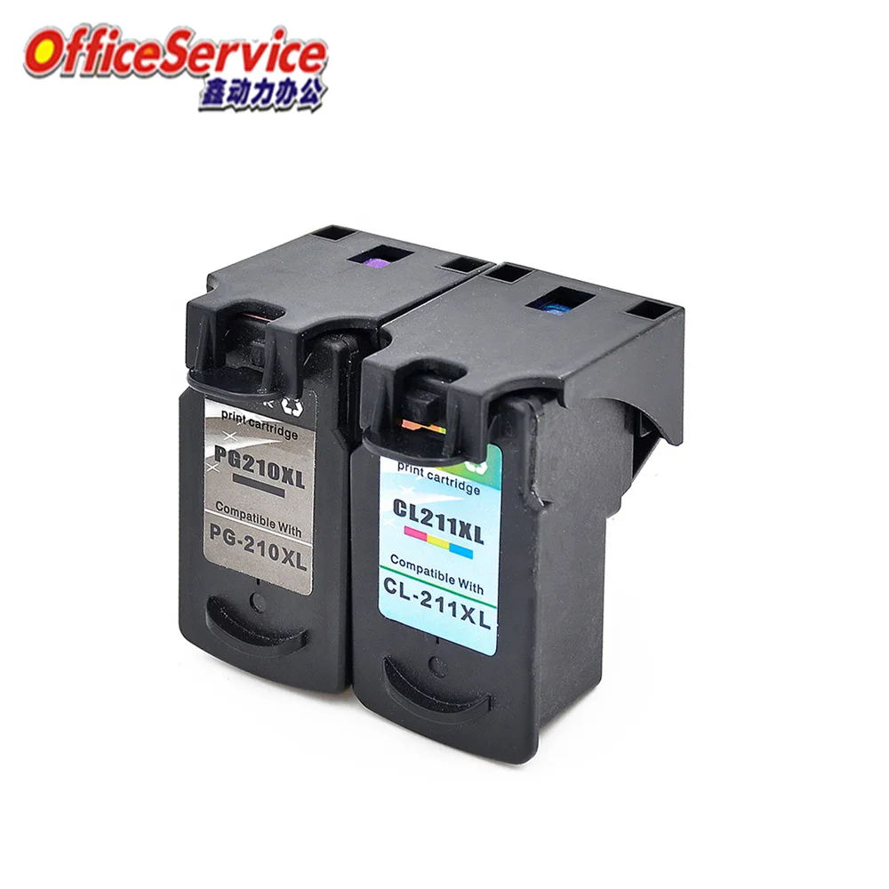 PG-210 CL-211 Ink Cartridge Compatible For Canon Pixma MP490 MP495 IP2700 IP2702 MP240 MP250 MP260 MP270 MP280 MP480  printer