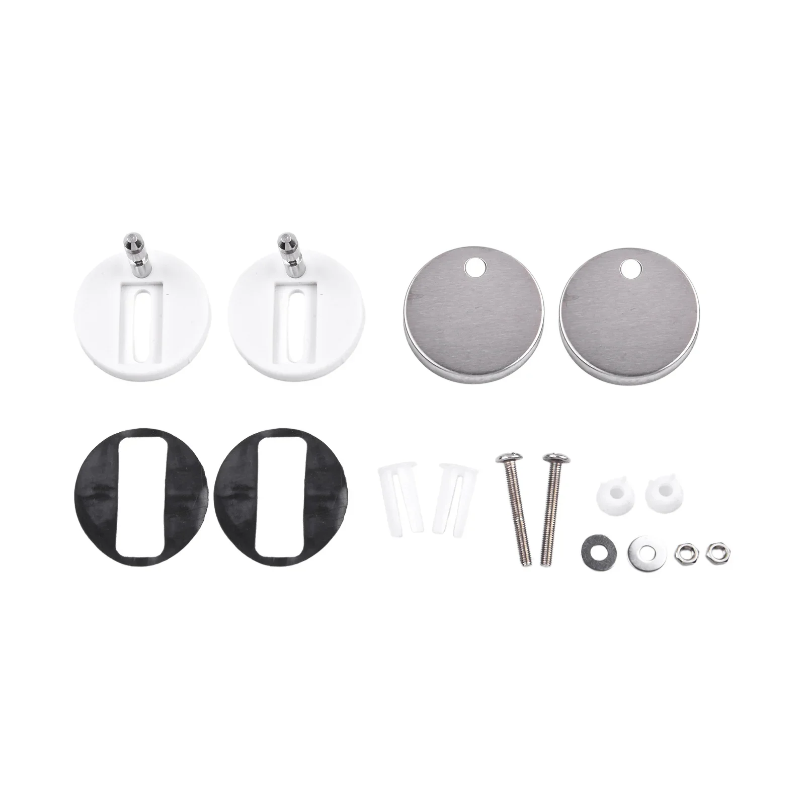 2pcs 45/55/60mm Toilet Lid Hinge Screws For Bathroom Toilet Cover Seat Hinge Connector Fixing Bolts Toilet Hardware Accessories