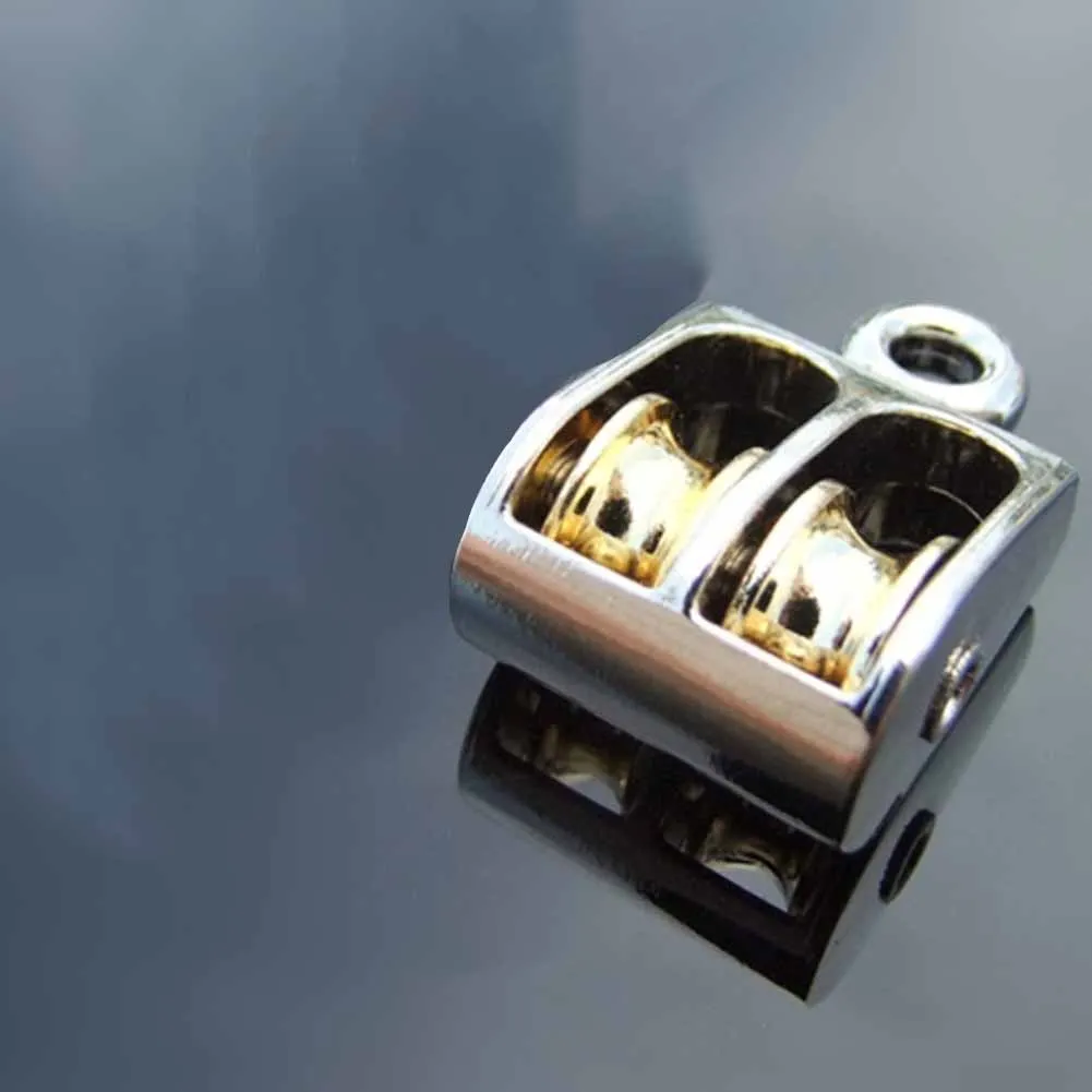 Sheaves Lifting Pulleys Double FIXED Pulley รุ่น 36 มม./52 มม./75 มม. สวยงามสะดวกยกโลหะสังกะสีโลหะผสม