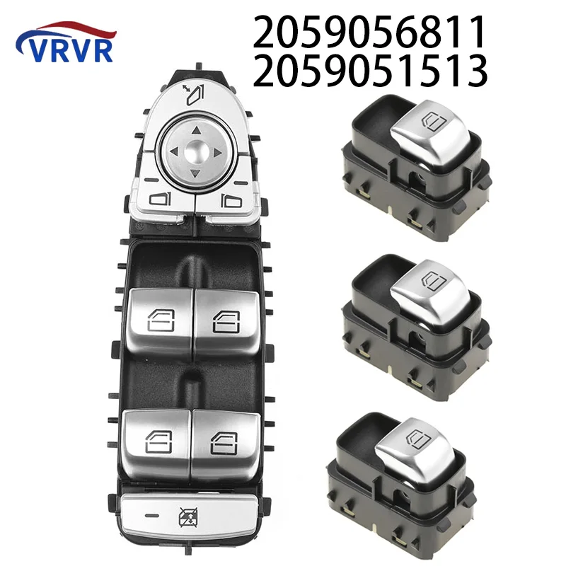 2059056811 2059051513 Electric Power Master Window Switch HSCD For Mercedes Benz W205 W253 W213 C E GLC Class  C180 C200 C300