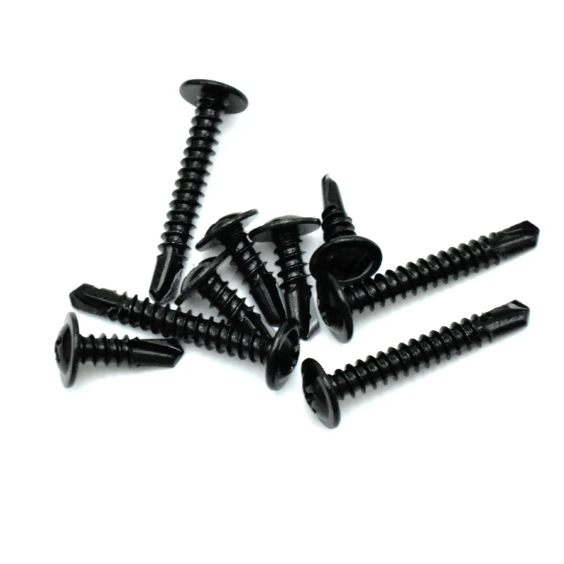 660 قطعة برغي حافر ذاتيًا # 8 # 10 410 برغي من الفولاذ المقاوم للصدأ ذاتي التنصت لصفائح الخشب المعدنية ذاتية الحفر صندوق النجارة