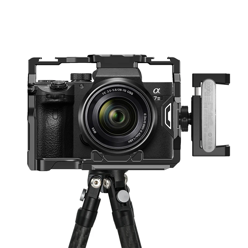 جديد SSD جبل قوس قوة البنك حامل البطارية الحذاء البارد لسامسونج T5 T7 SSD SanDisk SLR كاميرا الحذاء الساخن BMPCC 4K 6K برو قفص