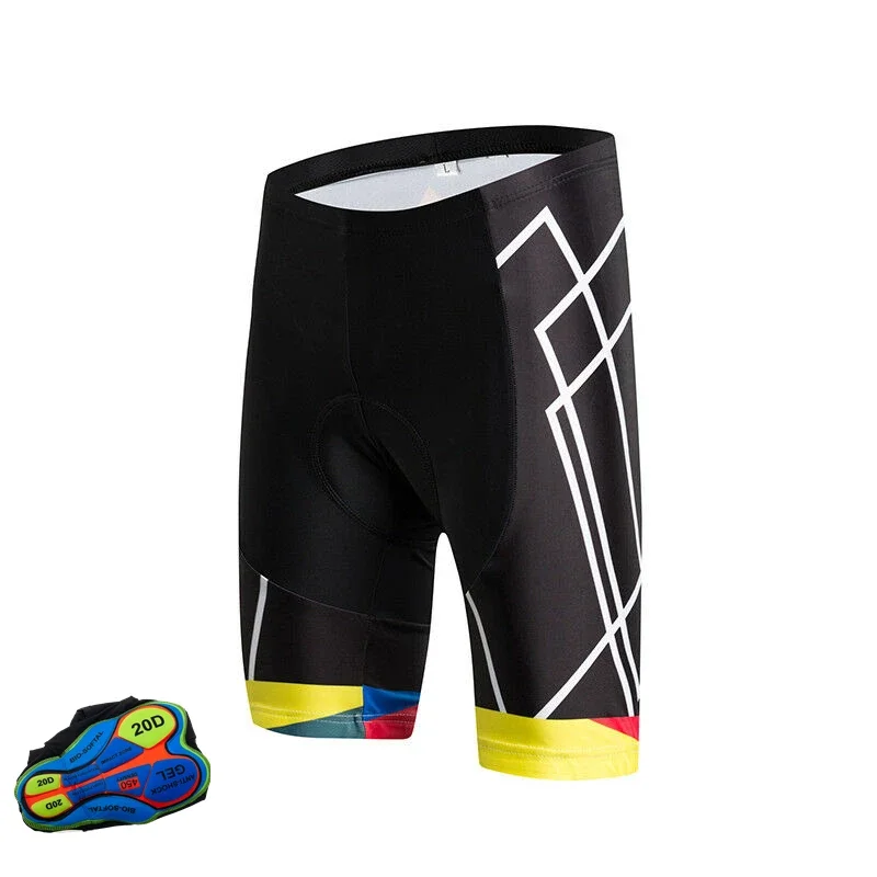 

Best seller Bicycle Shockproof Bib Shorts Men Outdoor Wear Bike Cycling pants Summer Breathable 20D Gel Padded Cycling Shorts