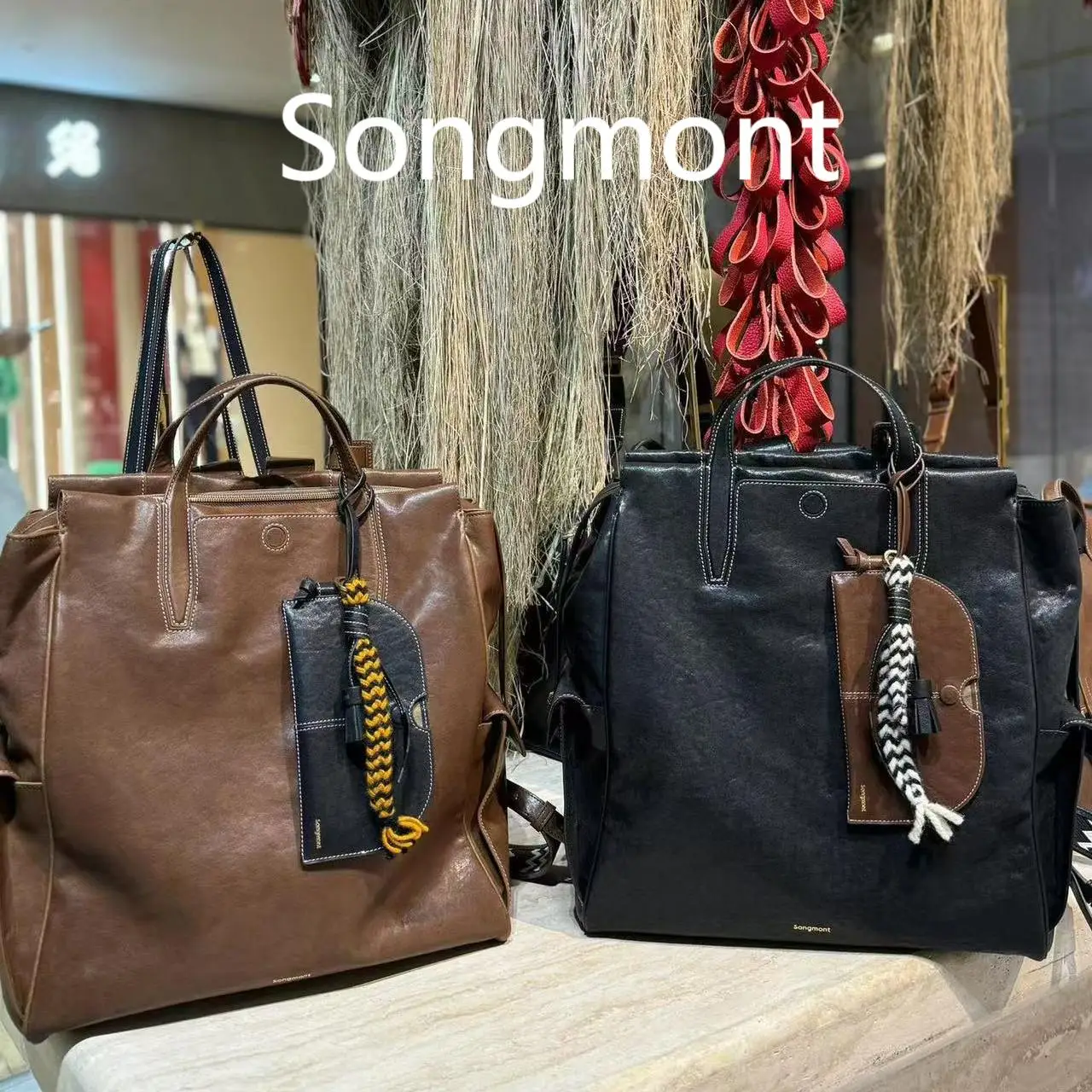 

Songmont Trace Series Unisex Backpack 16-inch Laptop Case in Vegetable-Tanned Leather Luxury-inspired Sophistication