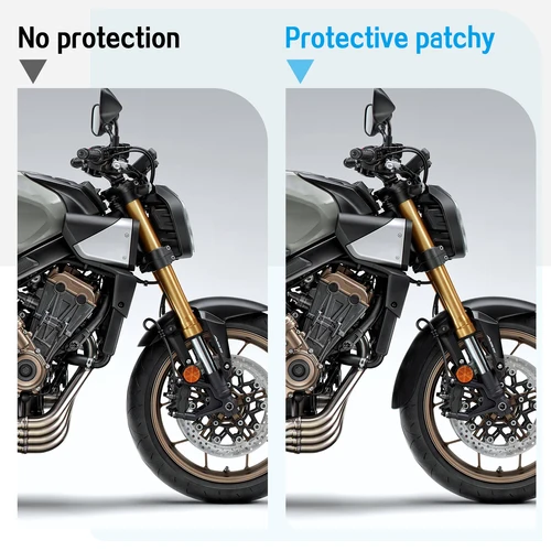 Imagen 2 del producto Para HONDA CB650R CBR650R motocicleta CB 650R accesorio ABS guardabarros delantero extensión extensora trasera