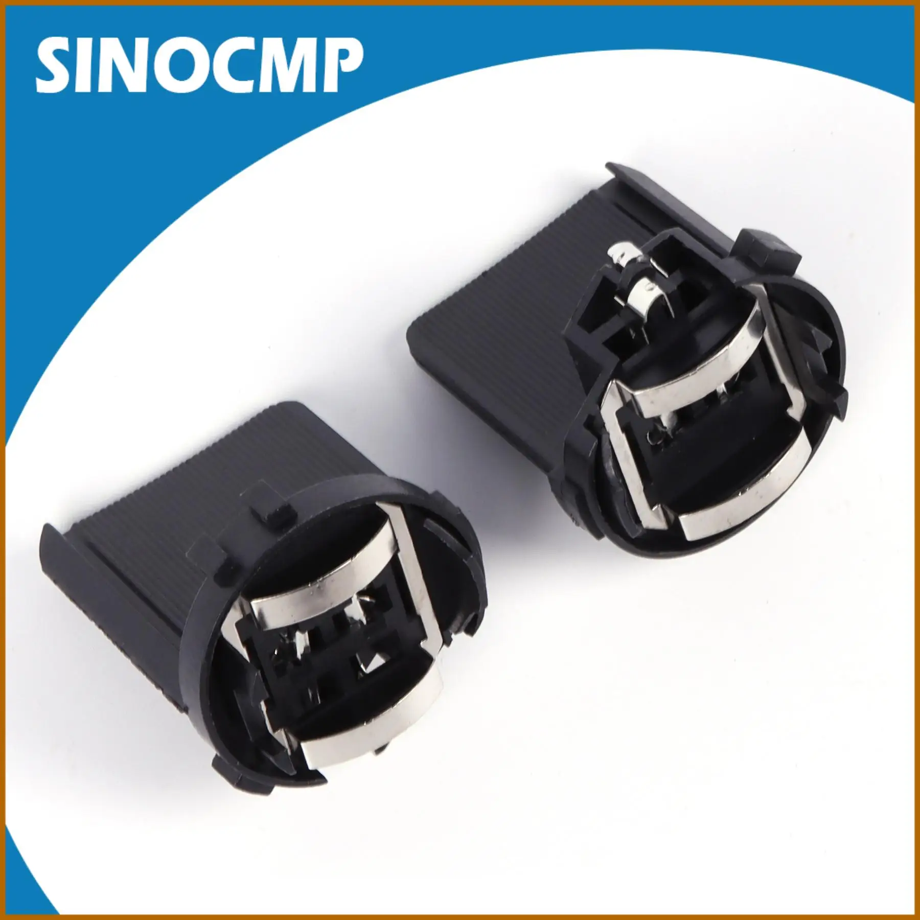 

2pcs H7 Headlight Bulb Socket Retainer Holder Adapters A9068260282 5K0941109C For VW Golf Jetta Tiguan Mercedes W447 W448 W906