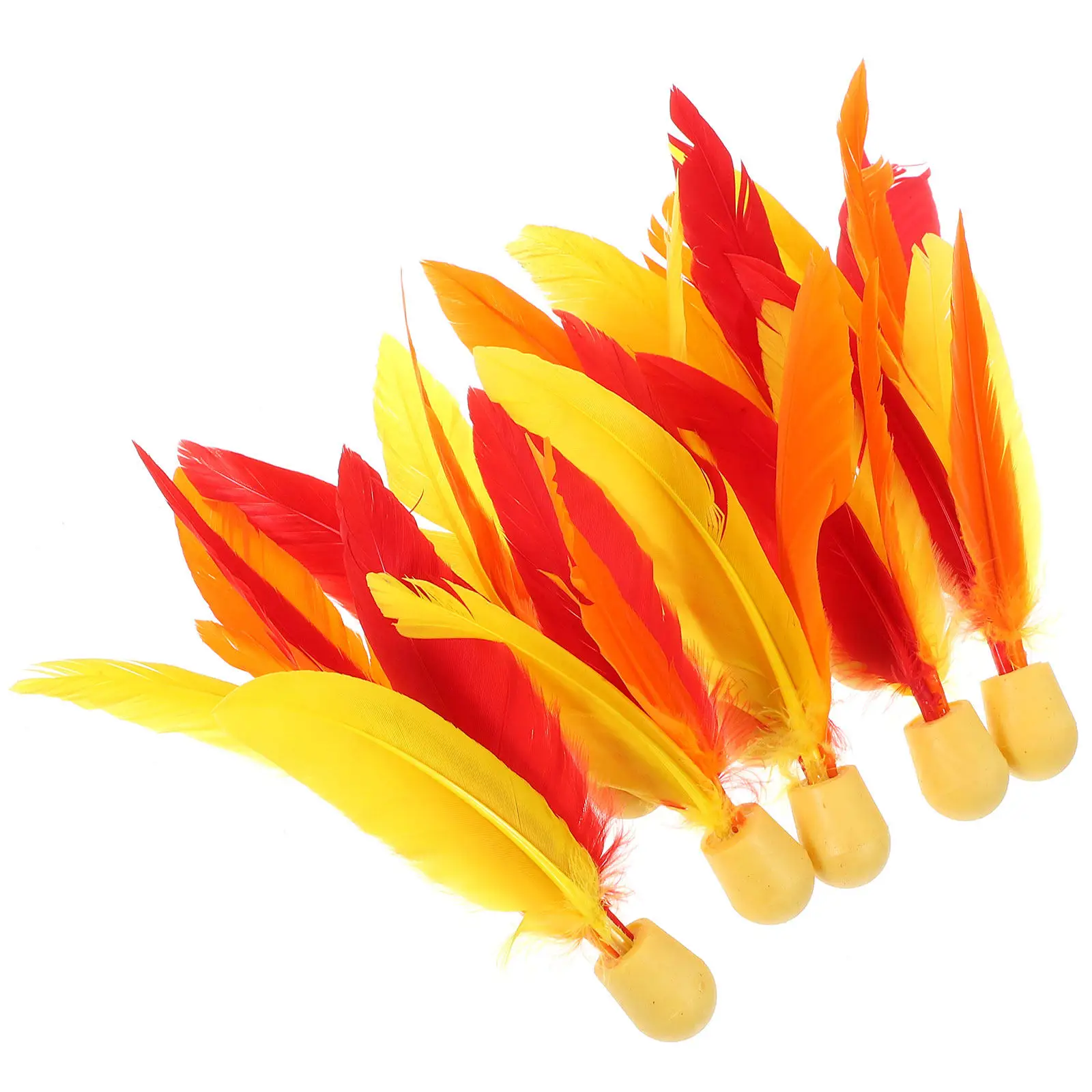 

10Pcs Badminton Shuttlecocks Colorful Bright Paddle Badminton Balls High Elasticity Environmental Protection Sports Gear