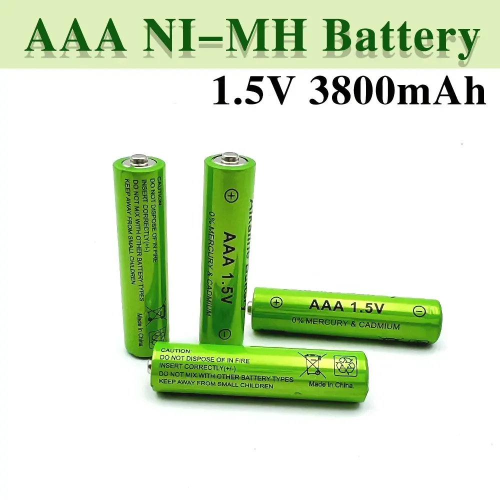 2-20pcs 1.5V AAA Battery 3800mAh Rechargeable Battery NI-MH 1.5 V AAA Battery for Clocks Mice Computers Toys So on