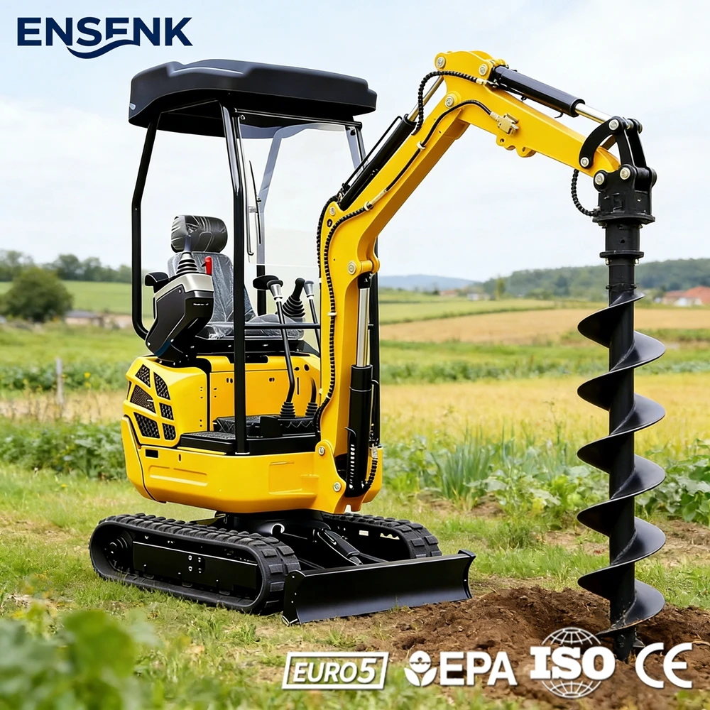 

Mini Excavator 1.0Ton Multifunctional Excavators Construction 1.7Ton 2.5Ton Yanmar Engine Europe EPA Euro 5 CE Factory Direct S