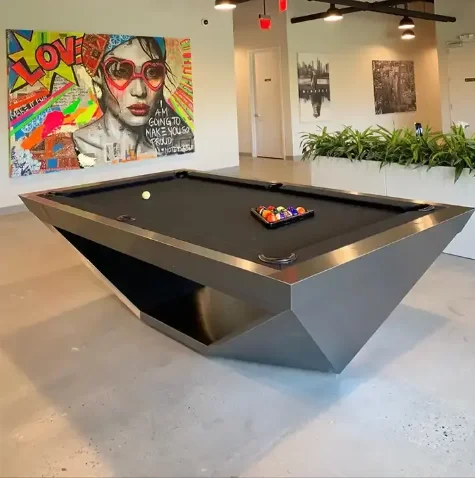 High Quality Billiards Designs Slate Bed Pool Billiard Table Indoor Pool Table New Design 2025 Factory Direct Sell