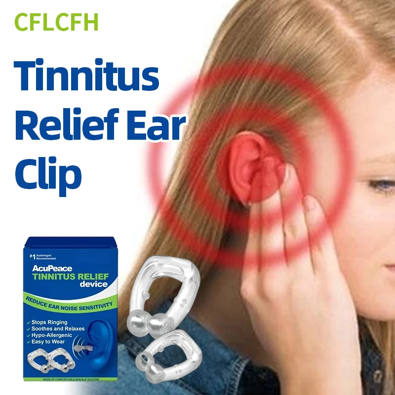 

Tinnitus Relief Clip Magnetic Ear Clip Improve Hearing Anti Ear Ringing Pain Itchy Earache Pressure Treatment Calming Ear Set