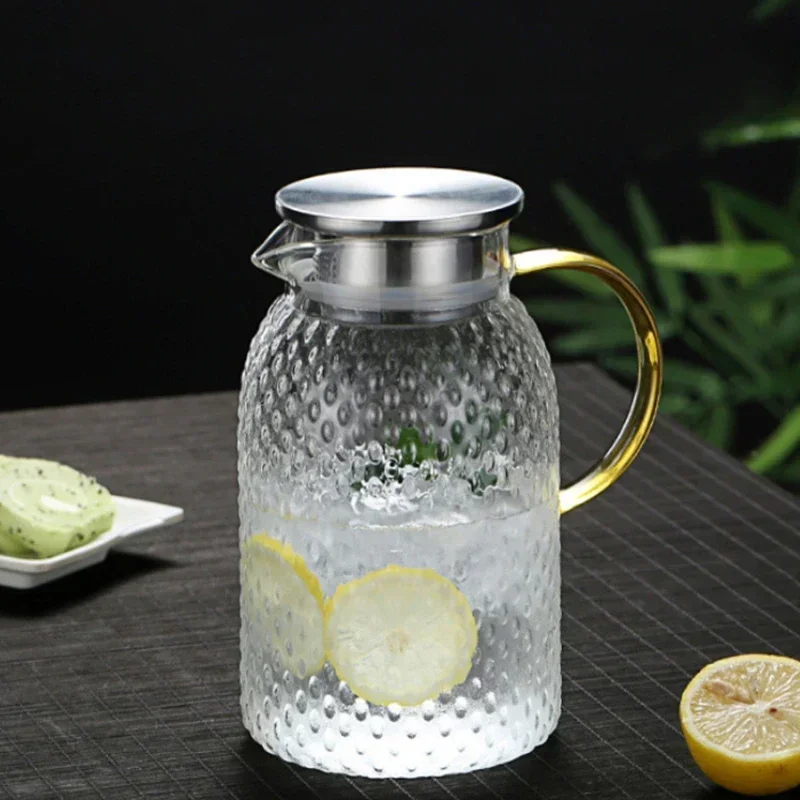 

Large Capacity Cold Water Kettle Restaurant Tableware Accessories Transparent Teapot Drinking Water Kettle with Handle Water Jug