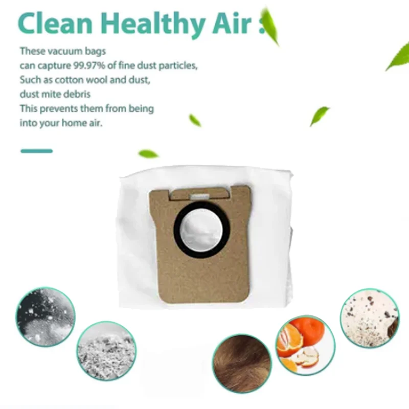 16 قطعة ل Dreame L10S Ultra S10 Xiaomi X10 + Plus جهاز آلي لتنظيف الأتربة أجزاء كيس لجميع الغبار إكسسوارات قطع غيار حقيبة قذرة