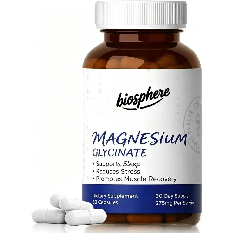 

Глицинат магния для легкого повышения энергии и поддержки костной системы | 60 капсул