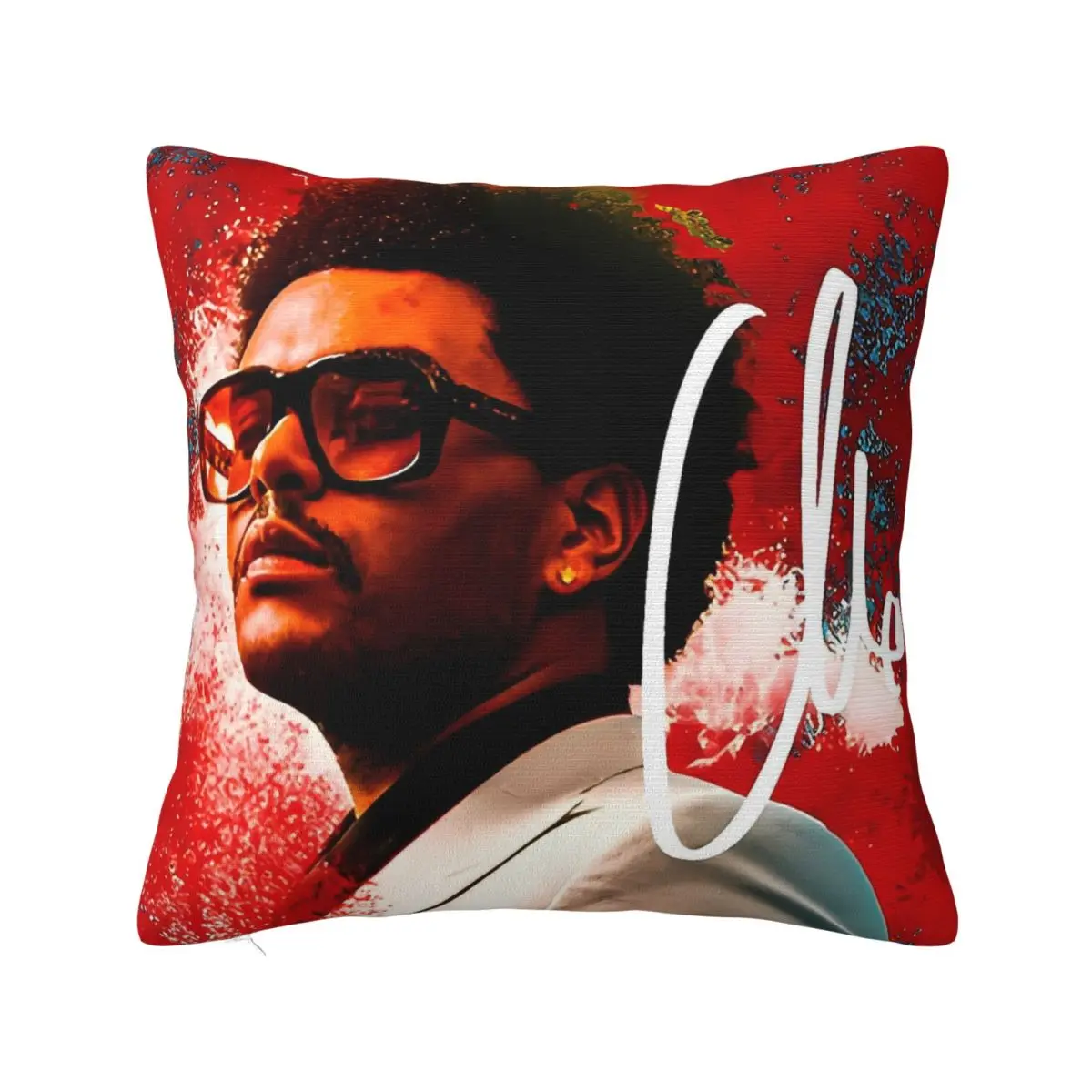 The Weeknds Rapper Singer (32) Pillow Cover Soft Pillow Case Cushion Cover Fashion Graphic Pillowcases For Sofa Car Home Decor