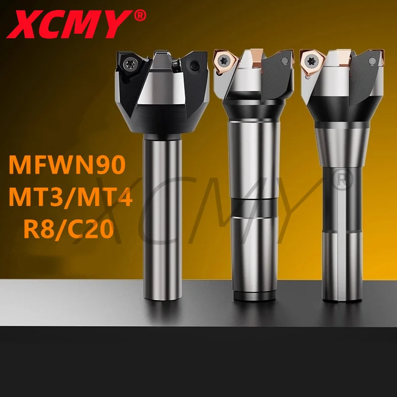 MT3 MT4 C20 R8 MFWN90 WNMU060408 WNMU080608 Heavy-duty double-sided hexagonal cutting milling cutter