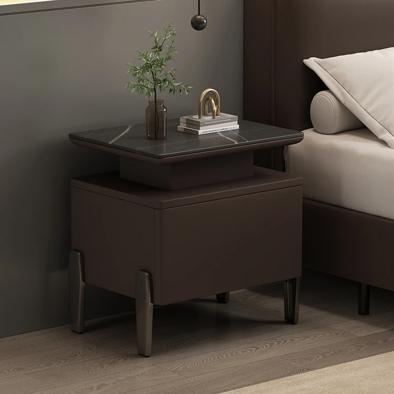

Secret Hidden Storage Bedside Table Modern Nordic Drawer Side Nightstands Adult Wood Safe Mesa De Noche Bedrooms Furniture