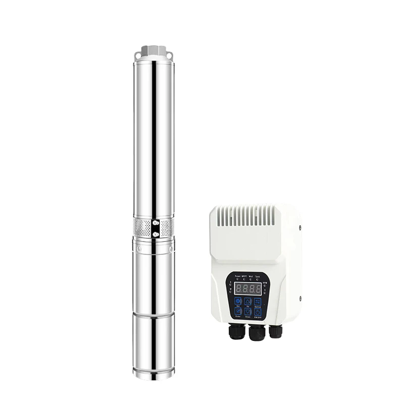 Solar water pump Plastic Impeller Deep Well Submersible SS304 Housing 24v 48V 72V 110V 3“ DC Brushless Motor Agriculture Irrig