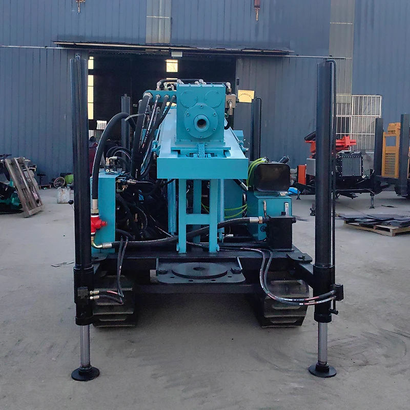 

Customized China 300m crawler mounted diesel engine driven borehole water drilling rig machine