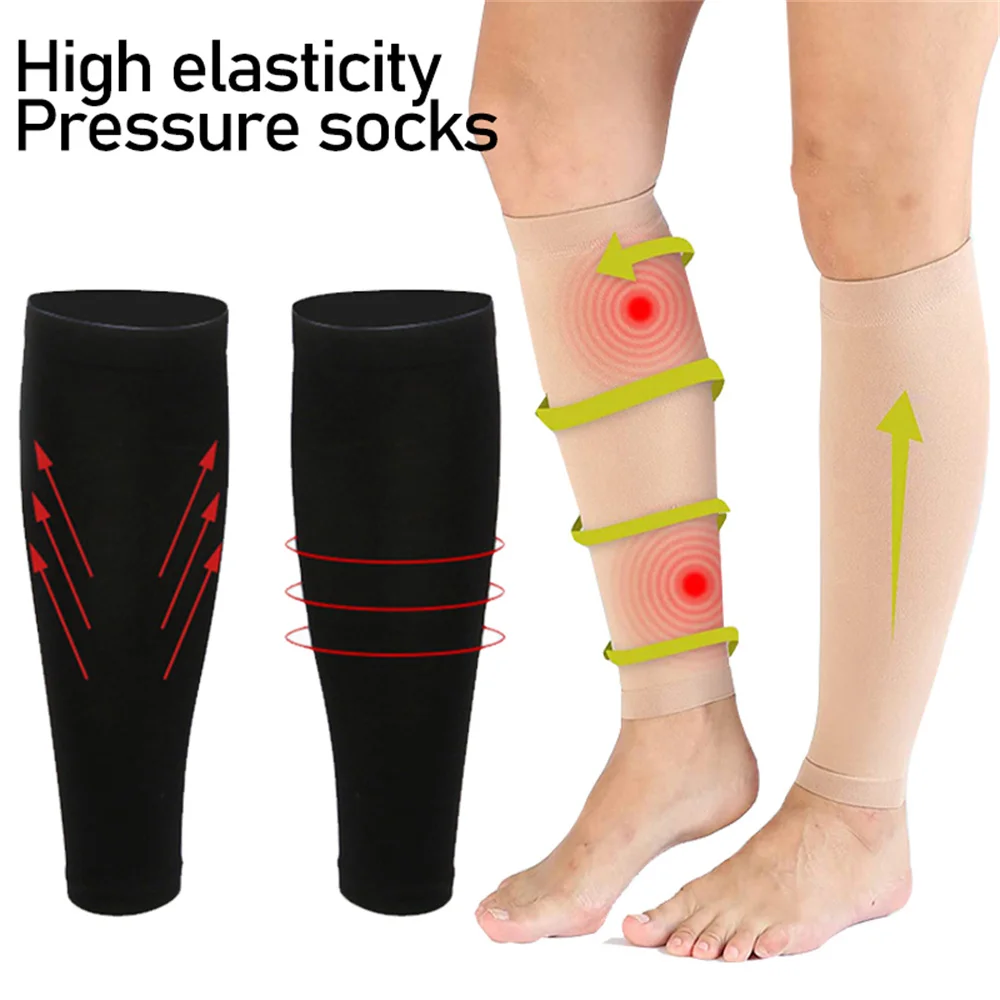 High Elasticity Pressure Socks 30-40mmhg Calf Pressure Socks For The Treatment Varicose Veins Pregnant Women Edema 1 Pair