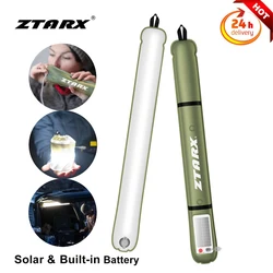 Ztarx Flexible Light Air Inflatable Tube Light USB Solar Charging & Built-in Battery LED Light Photography Magnetic Soft Light