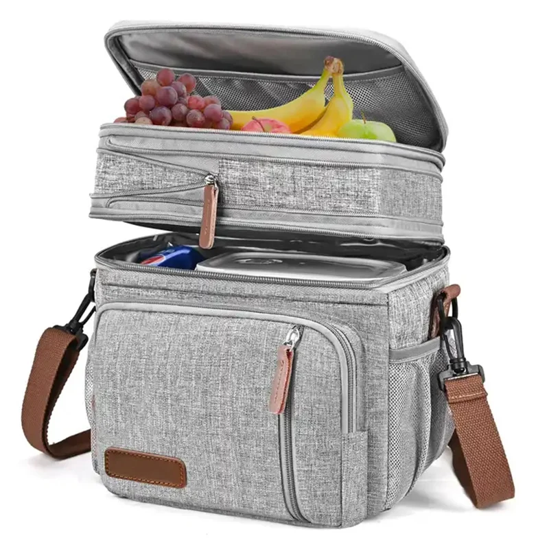 Portable Cooler Bag Ice Pack Lunch Box Insulation High Quality Oxford Tote Outdoor Picnic Insulated Camping Cooler Bag