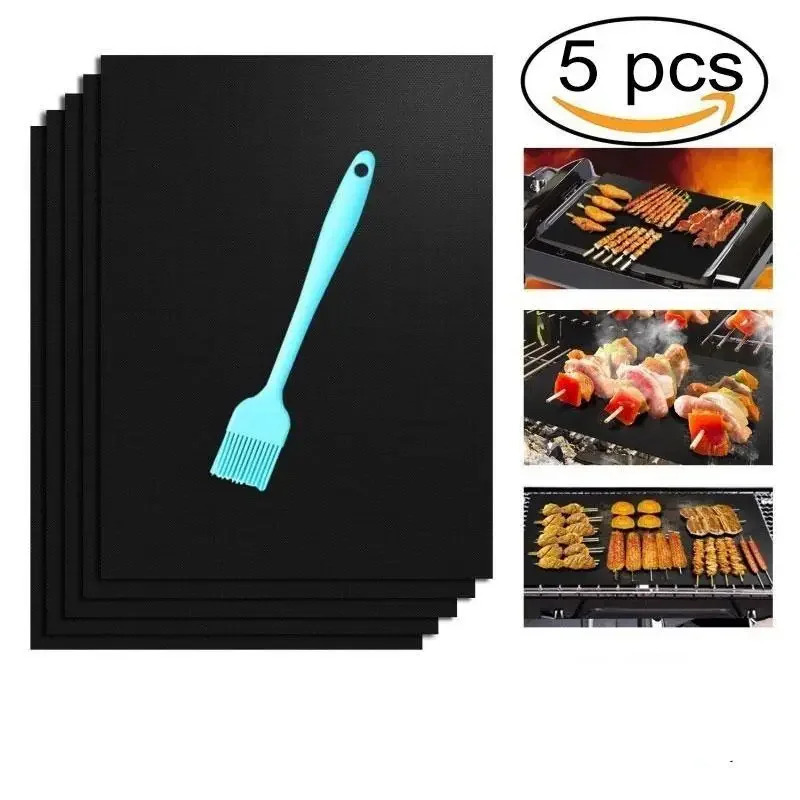 

5 Pcs Barbecue Mat Kitchen Baking Practical Chef Outdoor Cooking Tools