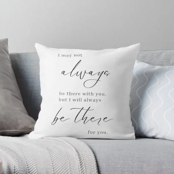 Friendship Quote Best Friend Gift Frie  Printing Throw Pillow Cover Anime Decorative Square Decor Pillows not include One Side