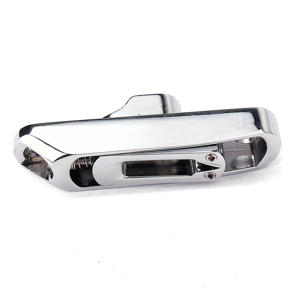 

4 pcs Bass Bridge Guitar Parts Lightweight Well-polished Saddle Zinc Alloy Rust Resistant Corrosion Free Replacement