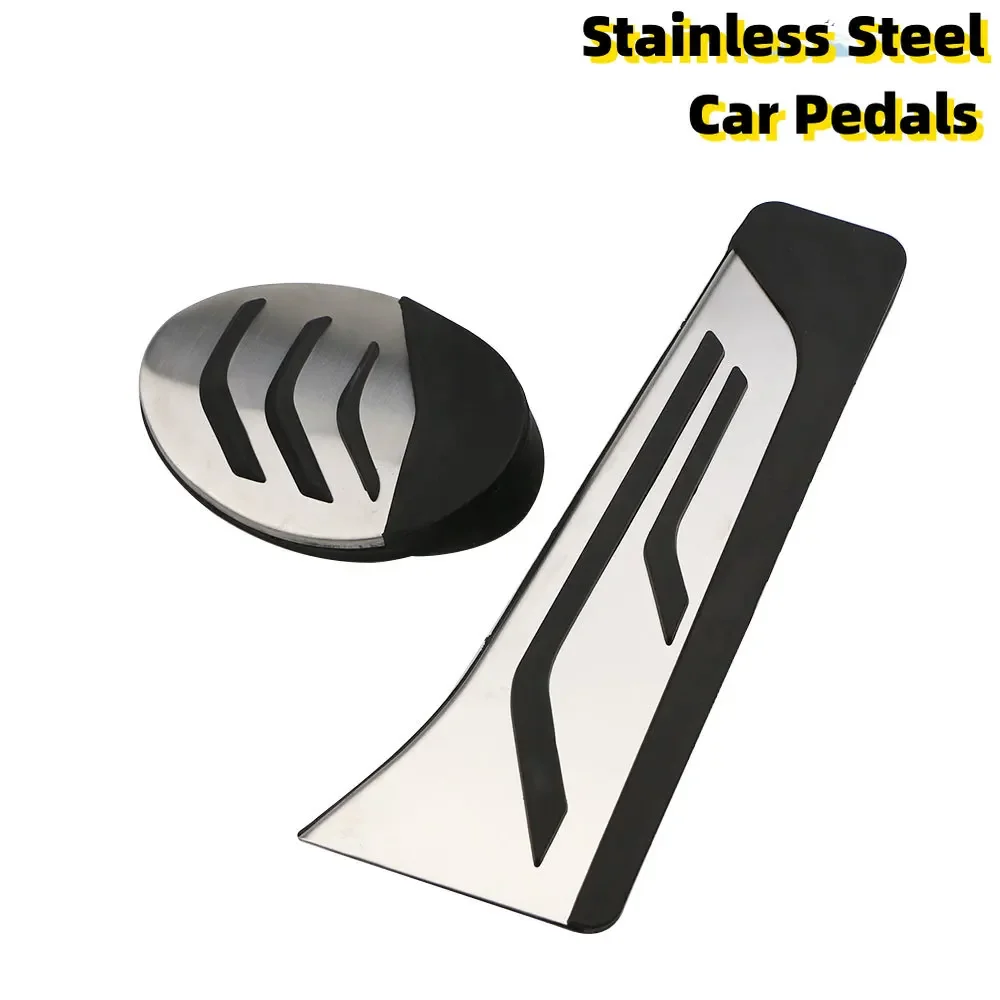 Car Pedals Cover for BMW X1 X2 F48 F39 F45 F46 F40 LHD FootRest Pedal Pad Cover 216i 218i 220i 216d 218d 220d Active Gran Tourer