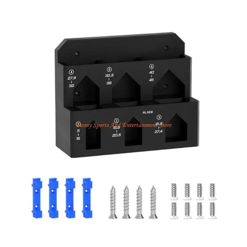 C4DE Metal cycling Workshop Support Having 8 Magnets For Gear Wall Organization