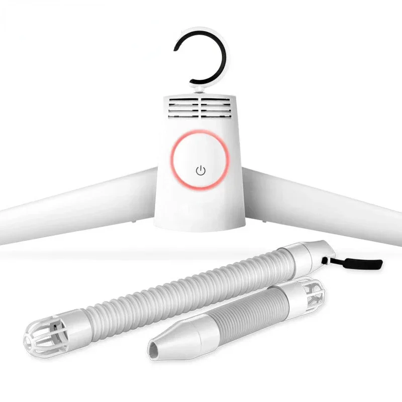 Portátil dobrável elétrico roupas de secagem rack lavanderia secadora cabide mais quente viagem ao ar livre vestuário sapatos aquecedor