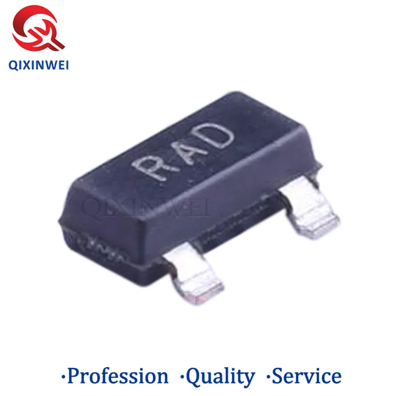 10 PCS/LOT LM4041 LM4041DIM3 - ADJ silk-screen RAD new adjustable voltage benchmark chip IC SMD SOT23