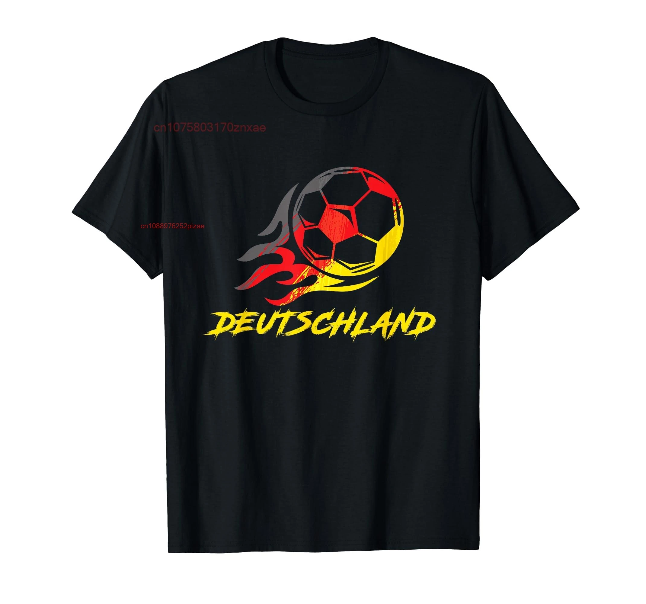 100% algodão futebol alemanha jogador bandeira de futebol atleta fã jogo alemão camiseta das mulheres dos homens unissex t camisas tamanho S-6XL