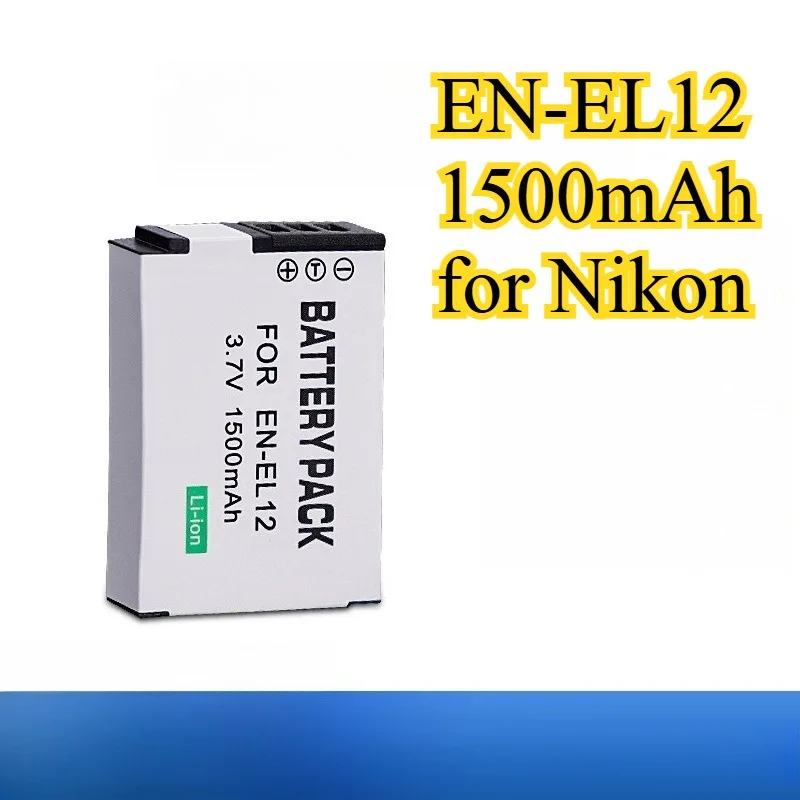 

EN-EL12 аккумулятор 1500 мАч для Nikon COOLPIX P300 P330 P340 S9100 S8200 S9500 S6300 S6500 S9400 AW100s литий-ионный аккумулятор