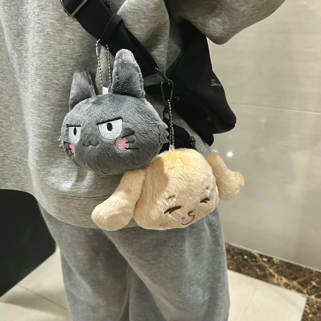 Skip and Loafer 15cm peluche bambola Shima Misumi portachiavi carino Squeaky bambola Anime periferiche zaino fascino farcito giocattoli regali