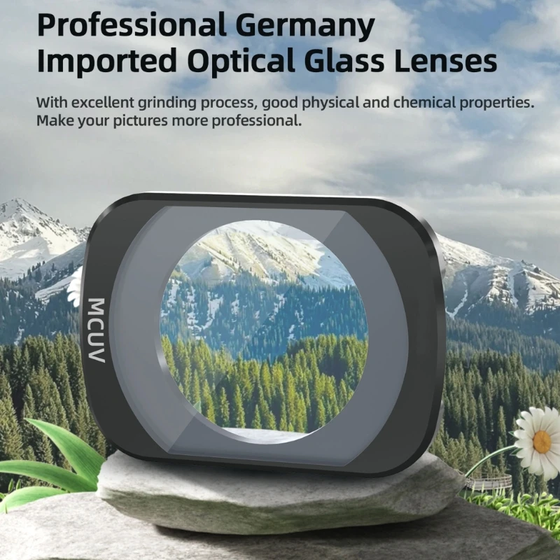 Pocket 3 カメラフィルター MCUV CPL ND8 ND16 ND32 ND64 フィルターセット用レンズフィルター アクションカメラアクセス用