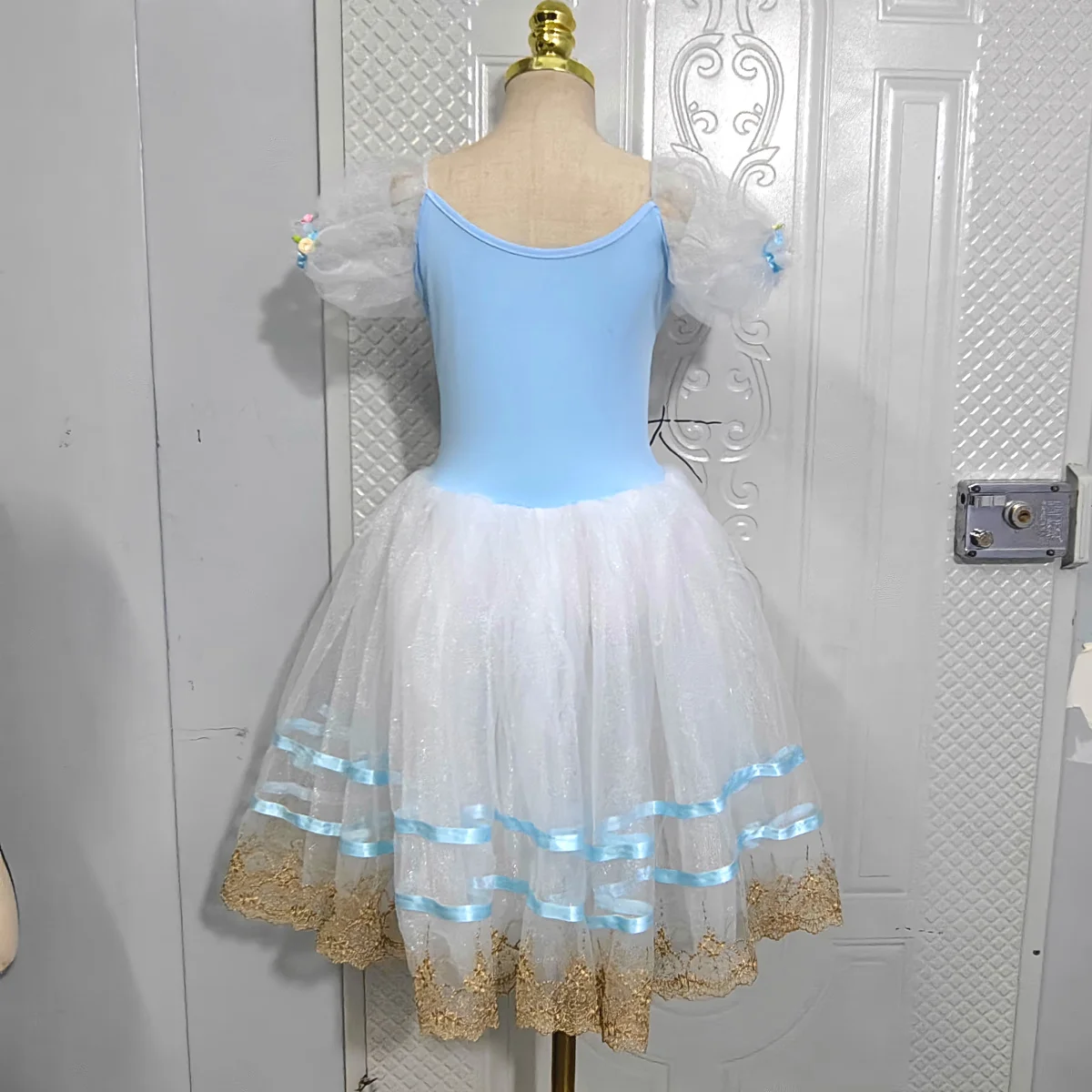 Nuevo vestido de tutú de Ballet Popular para niñas y niños, leotardo, vestido de bailarina, traje profesional de danza del vientre, competición Gisele
