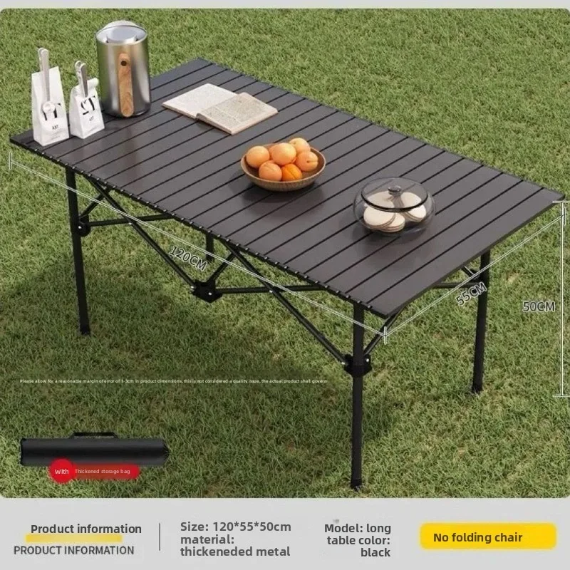 Camping Foldable Table Outdoor Portable Dining Table Rectangular Night Market Stall Outdoor Table Camping Equipment