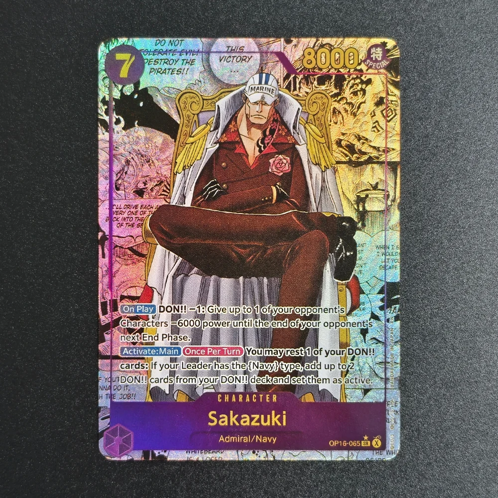 Self Made Proxy One Piece English OP16 Sakazuki Borsalino Kuzan