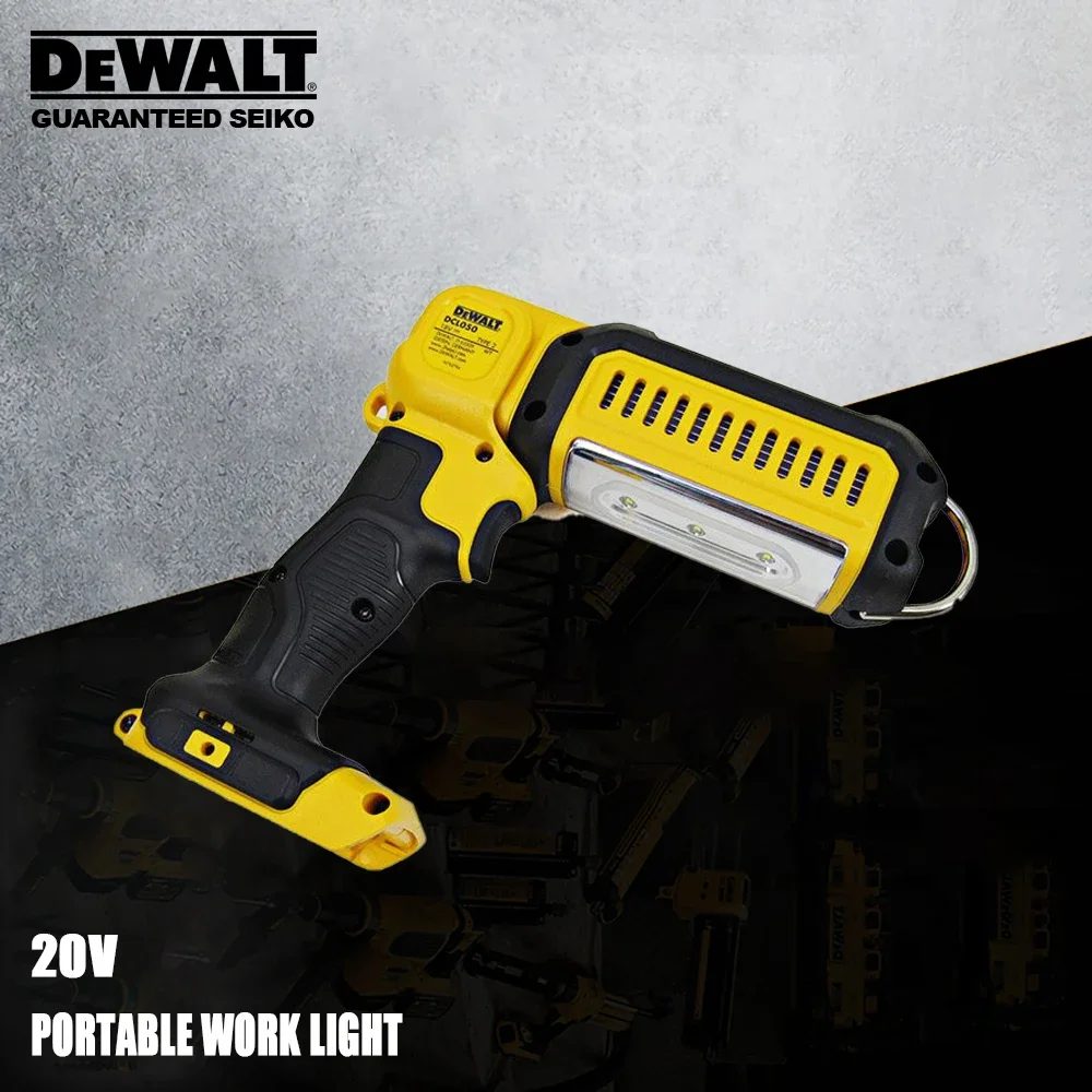 DeWALT Cordless Portable Spotlights Rechargeable DCL050 20v 500lm for Work Place Outdoor Camping Universal 18v Battery Platform