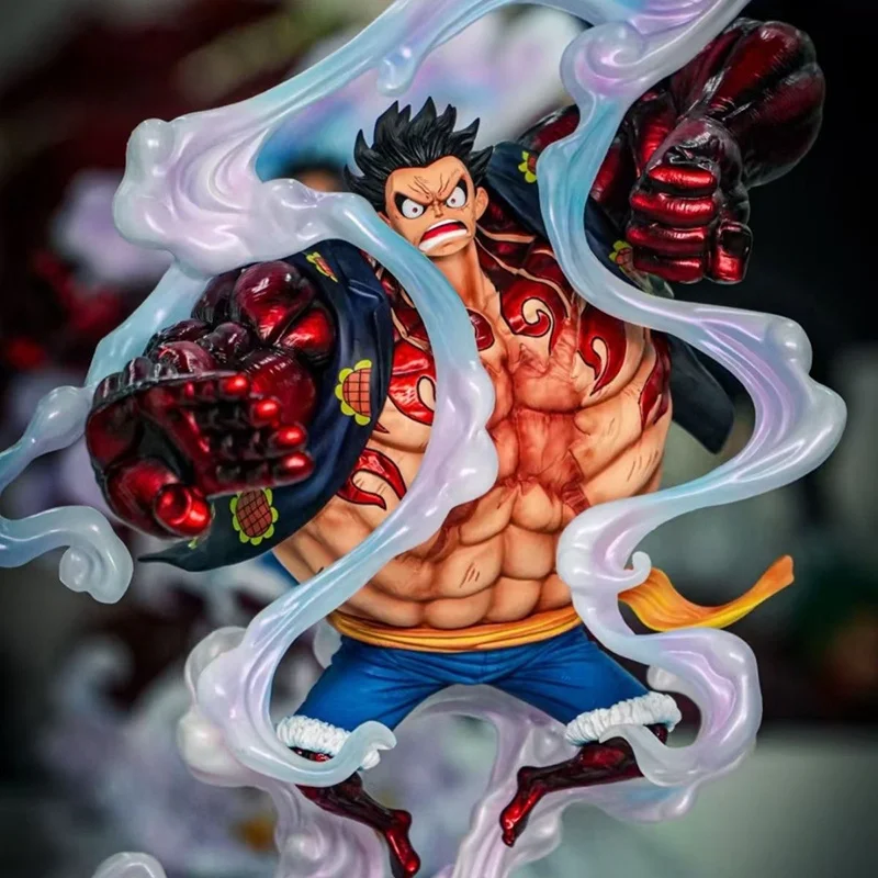 Figurka anime GK One Piece Monkey D. Luffy, model statuetki z żywicy, dekoracyjna figurka kolekcjonerska, ozdoba, zabawka na prezent