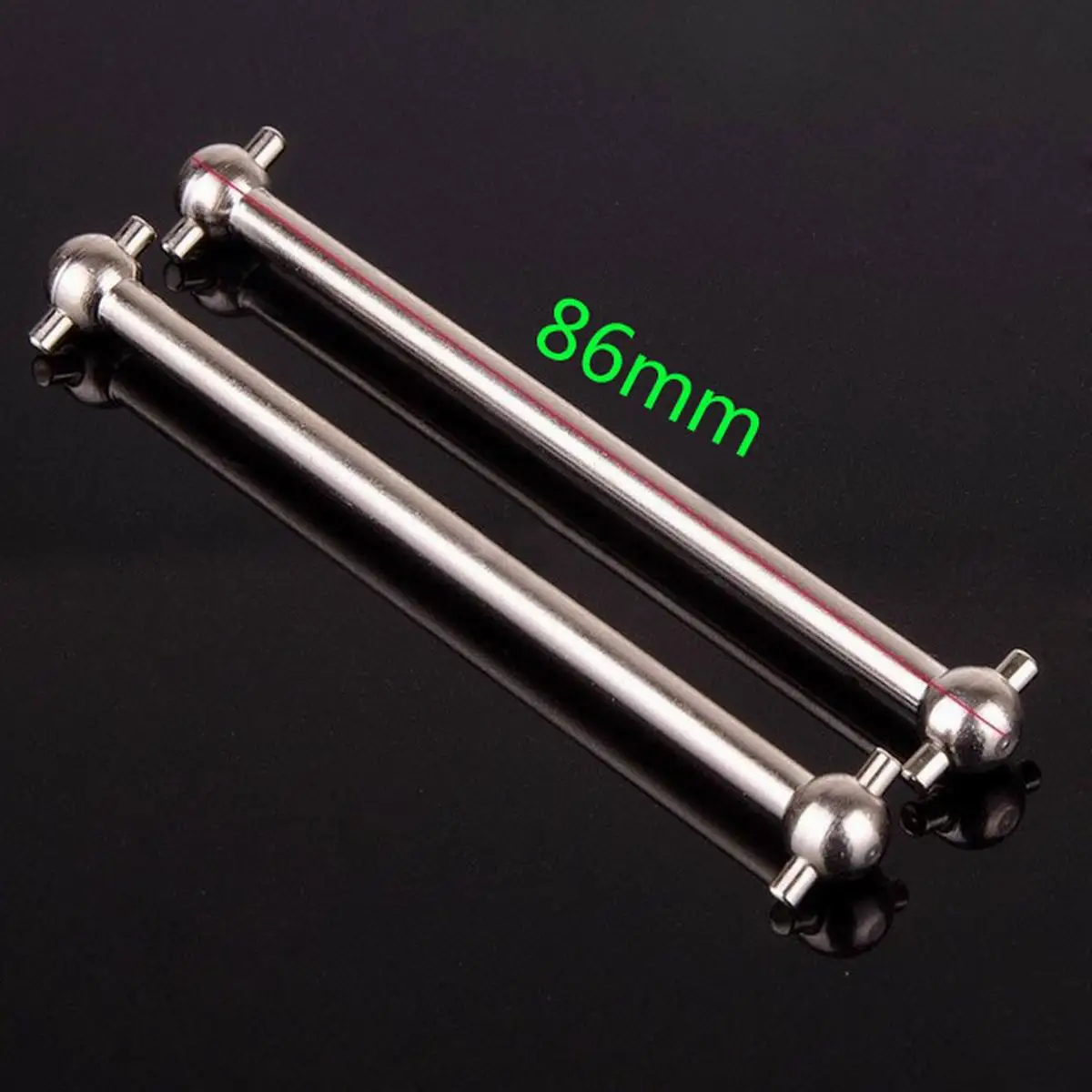 2pcs Steel Universal Rc Car Dogbone Drive Shaft For Arrma Tamiya Hpi Kyosho Thunder Tiger HSP Model Toys Cars