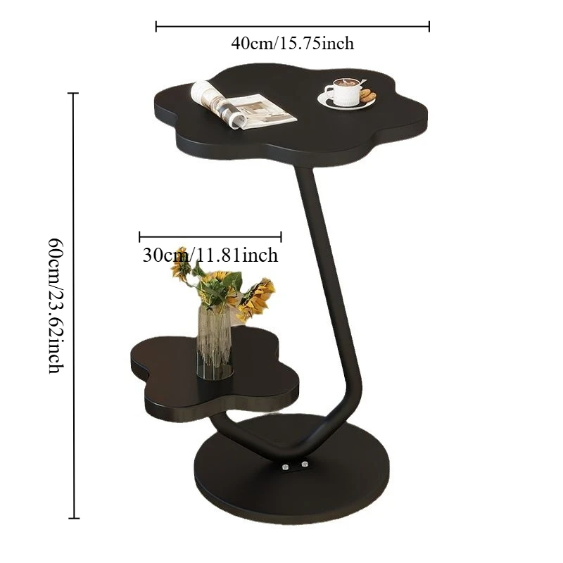 Coffee Table Home Decor Living Room Bedroom Nightstand Side Tea Table Modern Creative Double Storage