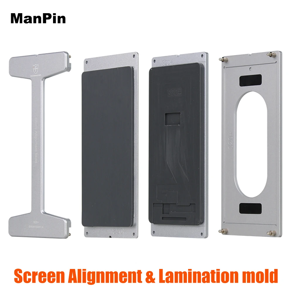 

Metal Mold Curved Screen Glass LCD Alignment OCA Laminating Pad No Bend Flex Cable S22 S21 Note Series For Samsung Huawei Repair