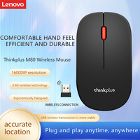 Mouse Lenovo Thinkplus M80 Wireless Mouse Bluetooth Mouse Office Mouse Black
