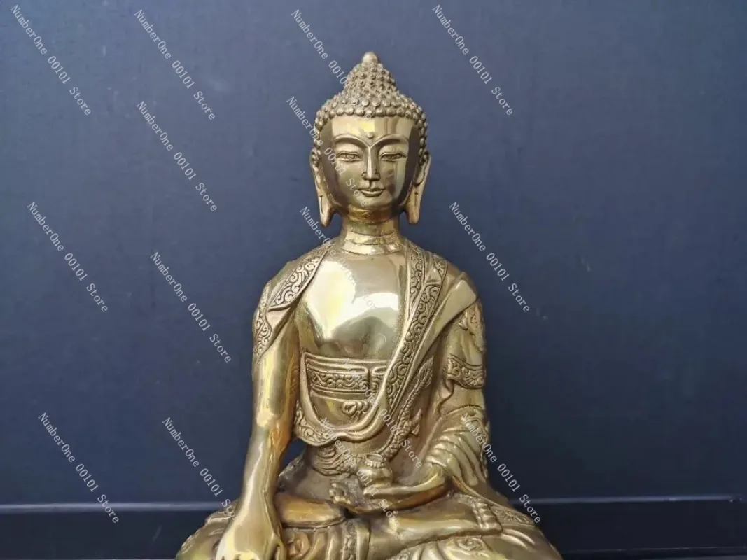 Tibet Tibetan Buddhism Shakyamuni Bronze Buddha Statue